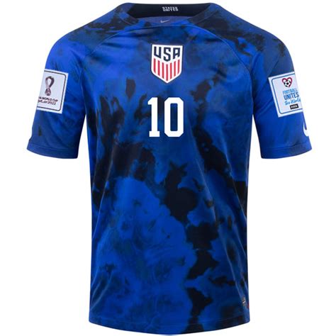 Nike United States Christian Pulisic Away Jersey 22/23 w/ World 